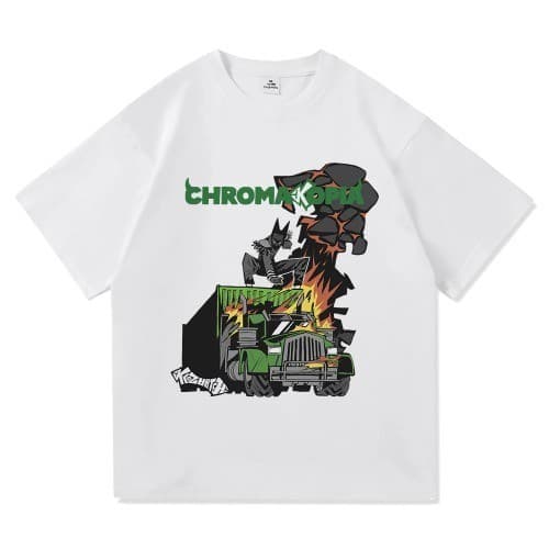 Camiseta Chromakopia Tyler o Criador Streetwear Unissex Estampa Alta Qualidade 100% Algodão