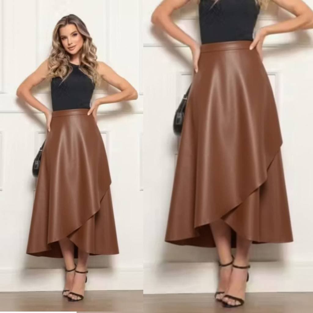 saia envelope feminina estilosa e elegante