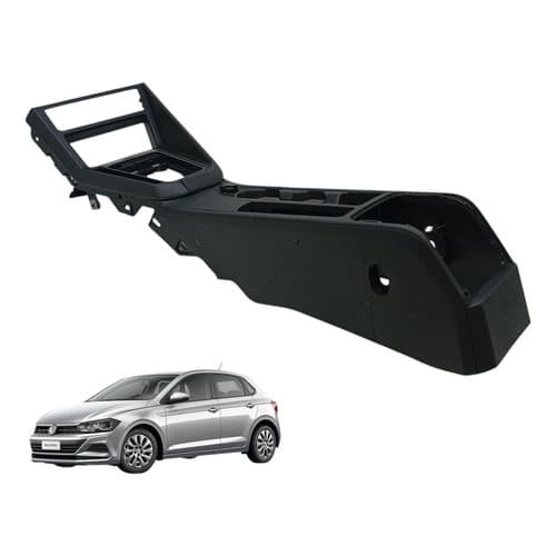 Console Central Porta Copos Vw Polo 2018 2019 2020 (usado)