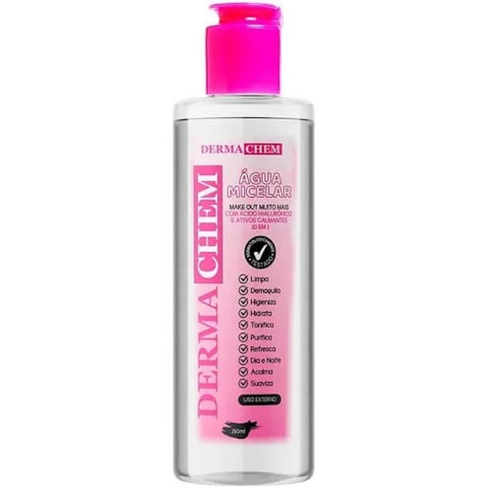 Água Micelar Dermachem 10 Em 1 Make Out 250ml