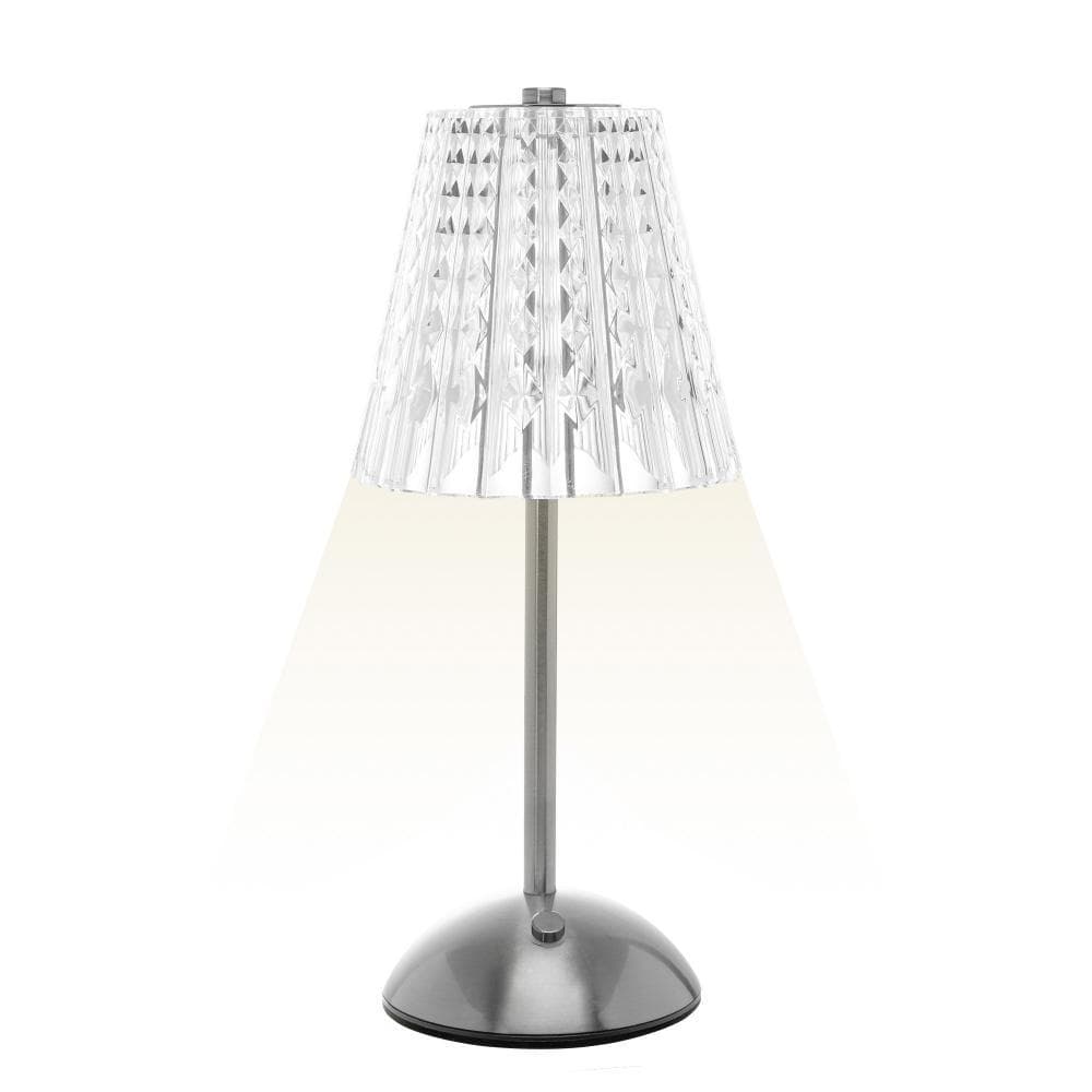 Luminária de Mesa Led Usb Wolff Leumina Prateada