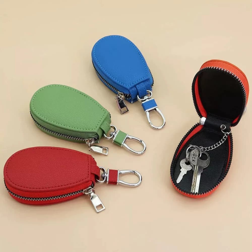 proteção para chaves com zíper Bolsa para chaves de carro Capa para chaves Capa