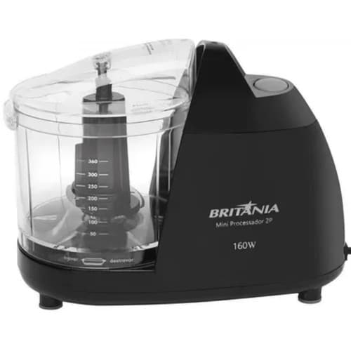 Mini Processador De Alimentos 2p 360ml De Capacidade 220v 160w - BritÂnia