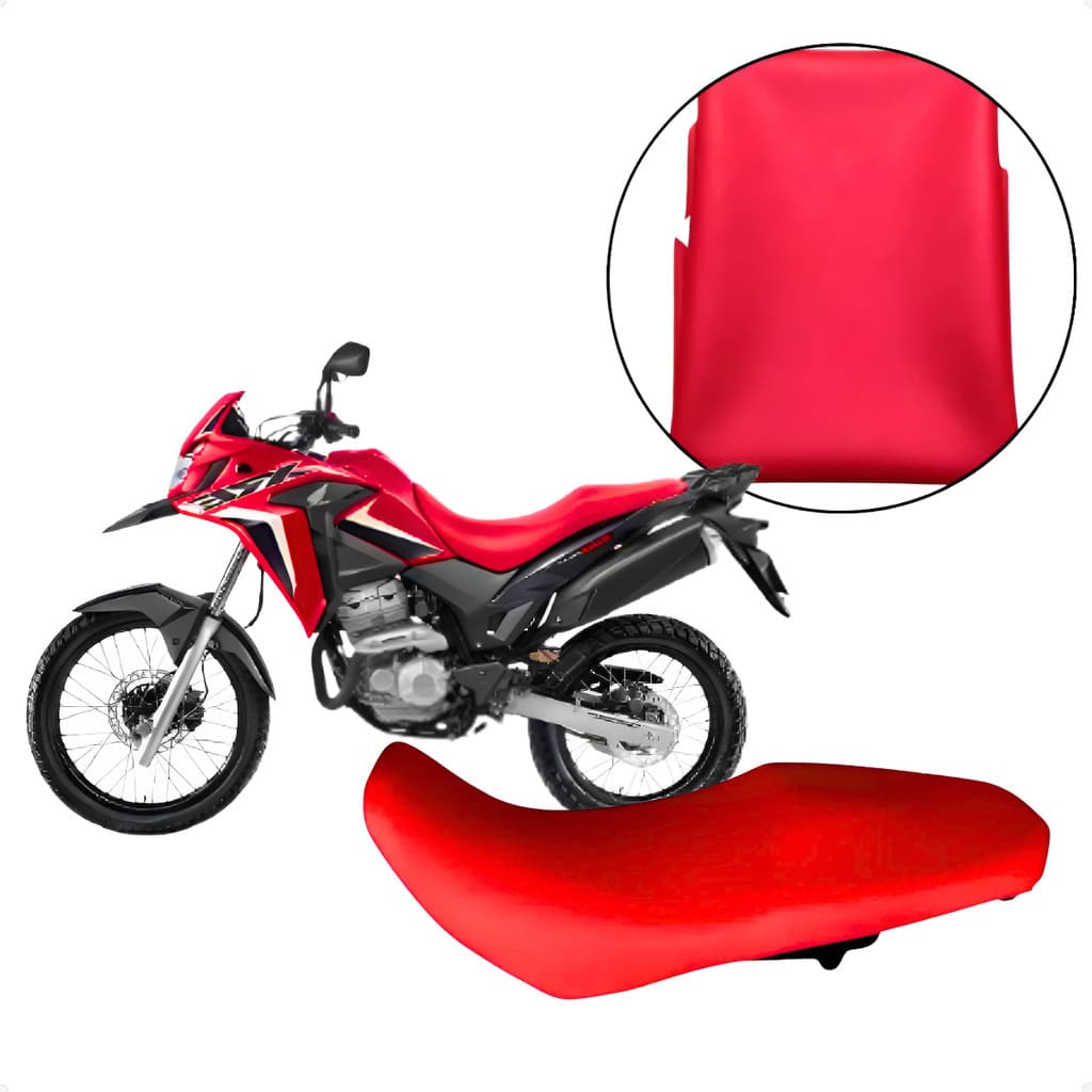 Capa Do Banco Vermelha Honda Xre300 2009 2010 2011 2012 2013 2014 2015 2016 2017 2018 2019 2020 2021 2022 2023