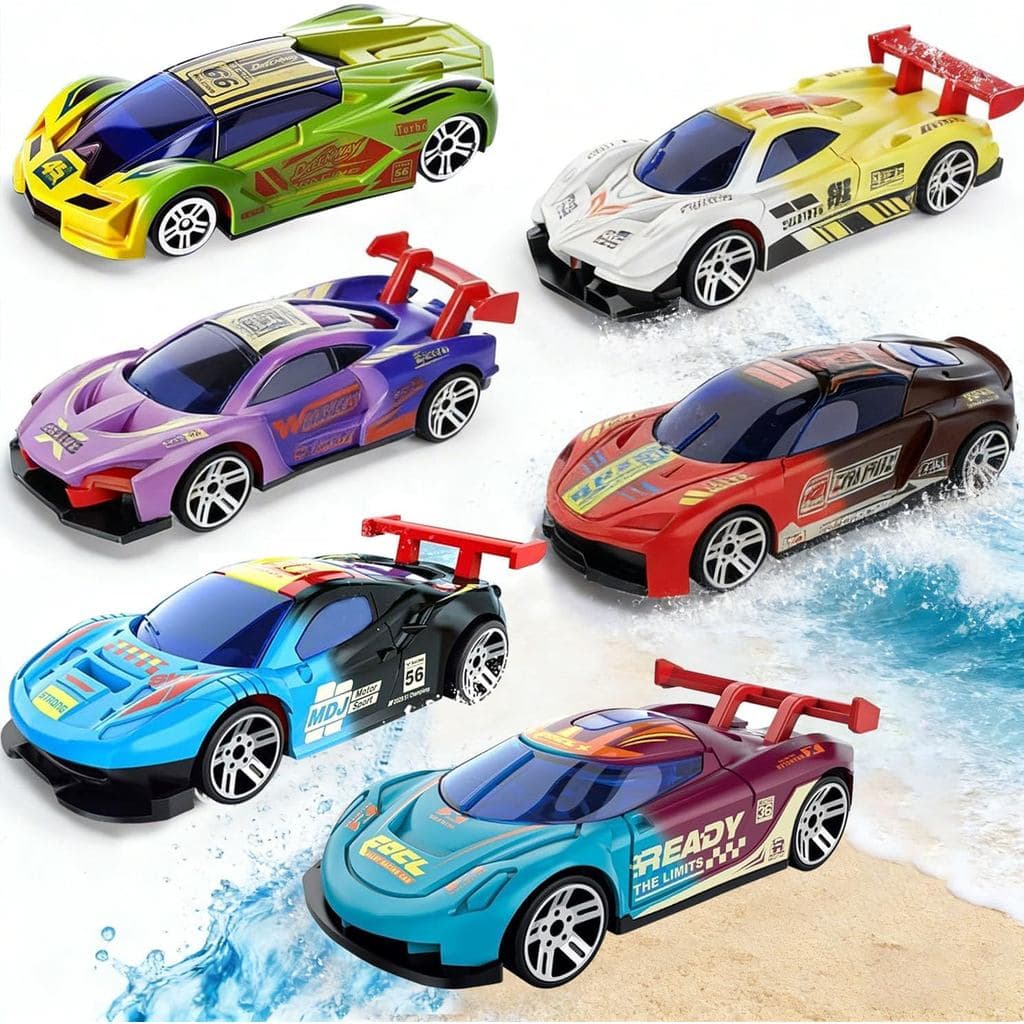 6 Unidades De Carros Que Mudam De Cor , Brinquedos De Banho Na Água Para Meninos Crianças De 4 A 8 Anos , Mudança De Cor