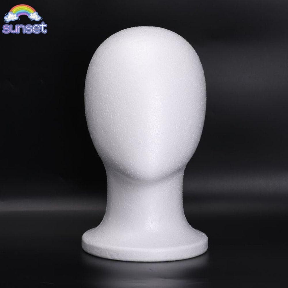 Cabeça De Manequim De Espuma   , Suporte De Exibição De Peruca Estável E Leve , Modelo De