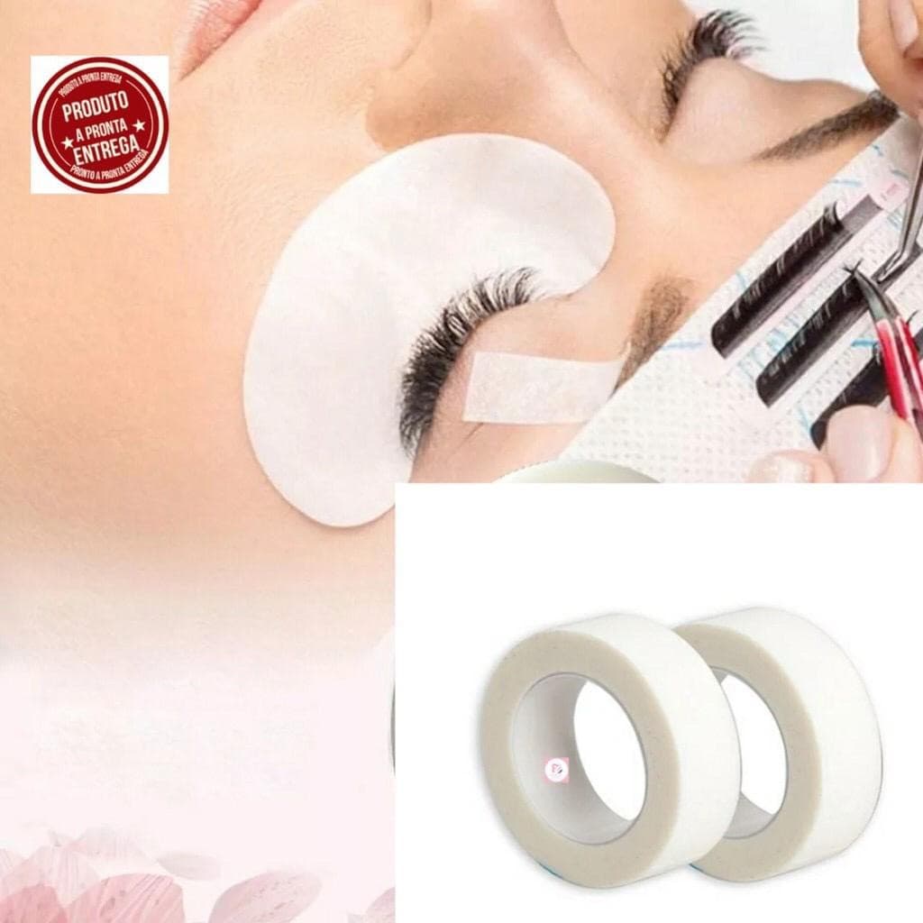 Fita micropore para extensão de cílios