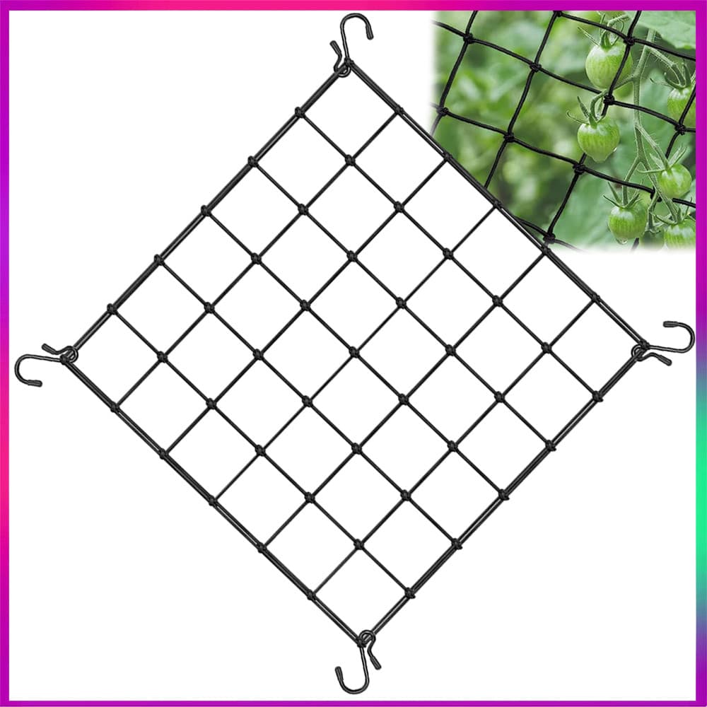 60×60cm Rede de treliça de jardim Rede de suporte de plantas Grade para vegetais pepino tomate ervilha feijão uva flor