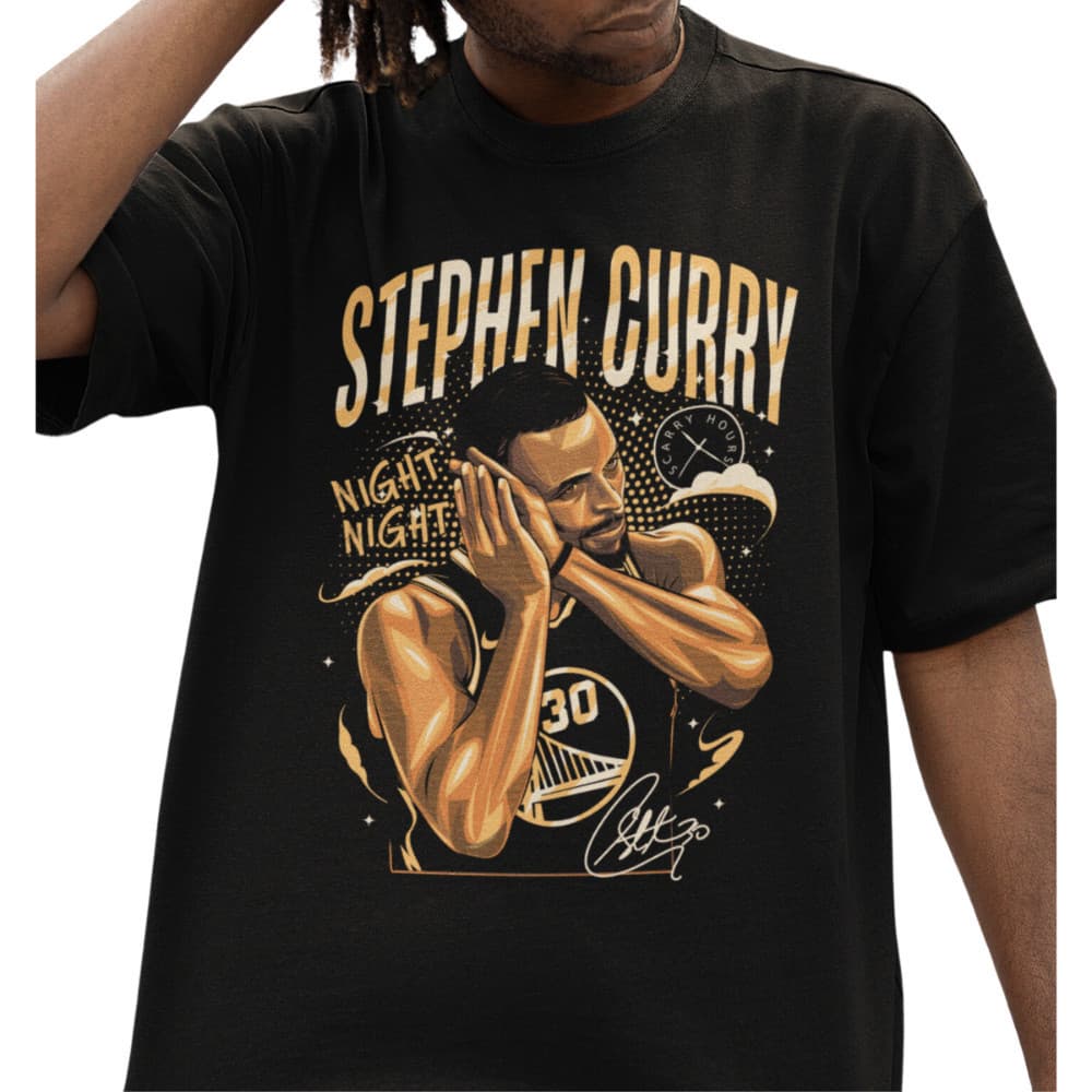 Camiseta Masculina Stephen curry Fan NBA Modelo Novo Streetwear Lançamento Camiseta 100% Algodão Camiseta-Polar.clothing