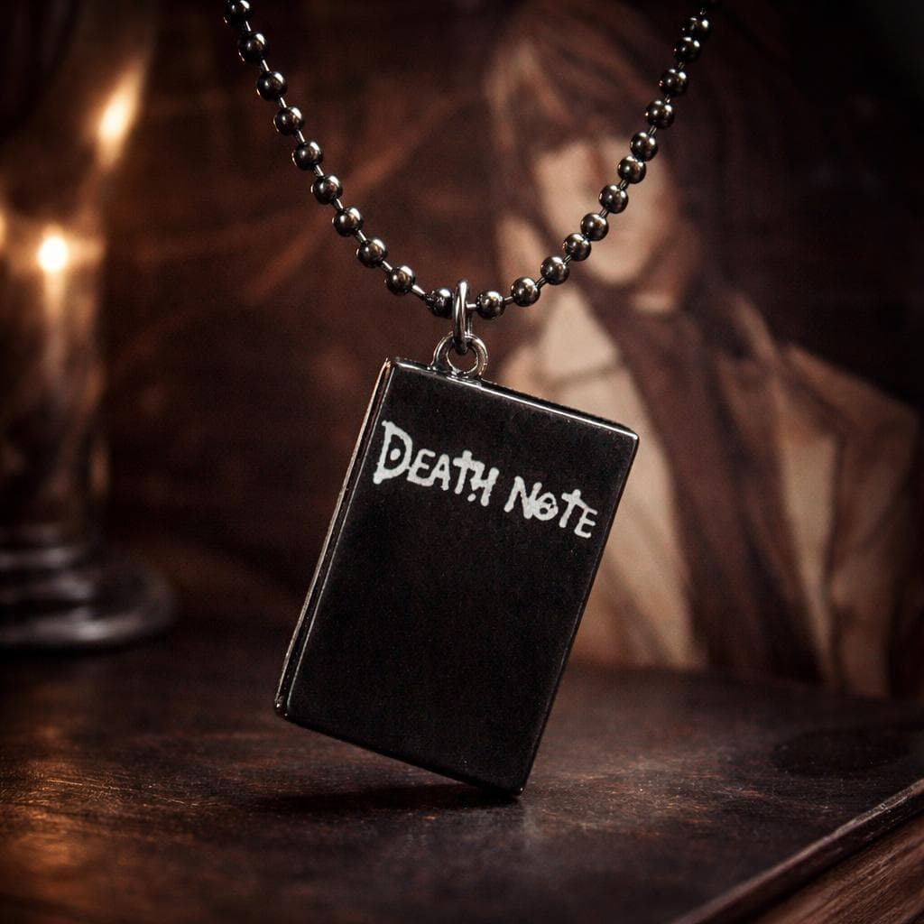 COLAR DEATH NOTE – Pingente Mini Livro Death Note