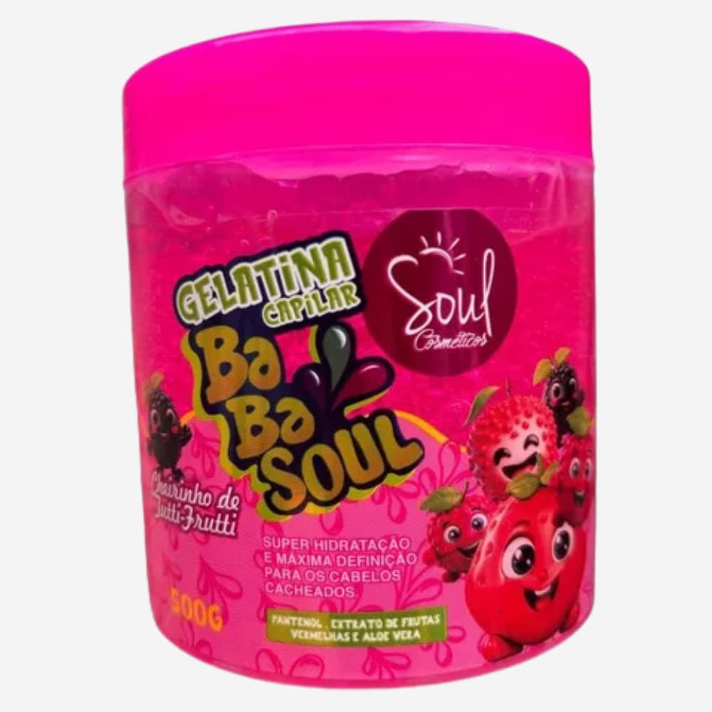 Gelatina Capilar Cheirinho De Frutas Soul Tutti Frutti 500g