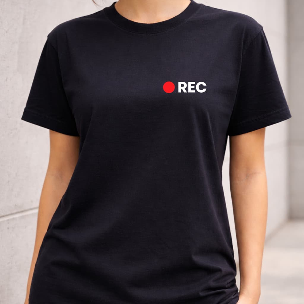 Camiseta Menina do Vídeo Videomaker Filmmaker 100% Algodão Premium Feminina Casual
