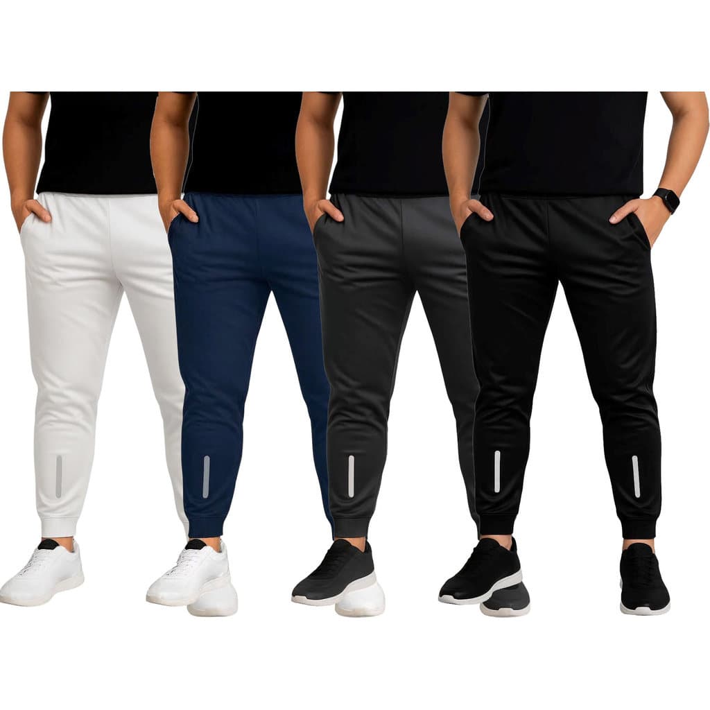 KIT 4 CALÇAS JOGGER ADULTO ESPORTIVA ACADEMIA PARA TODAS OCASIÕES