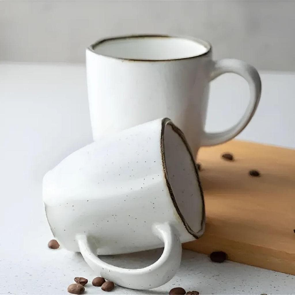 2 Canecas Oxford Ryo Maresias 380Ml Em Cerâmica  Design Moderno E Inspiração Praiana