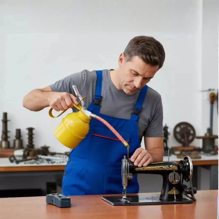 Almotolia Bomba de Óleo Manual 300ML - Amarela Profissional Compressor Oficina Alta pressão Automotivo Resistente