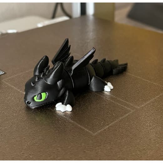Kit Miniaturas Banguela e Fúria da Luz com Cauda Articulada