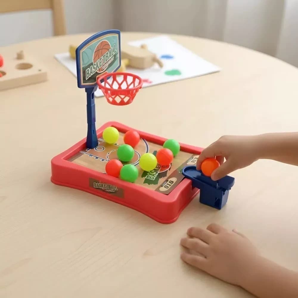 Arena Mini Basquete Mesa Brinquedo Criança Bola Cesto Arremesso Jogo Esportivo Achadinhos