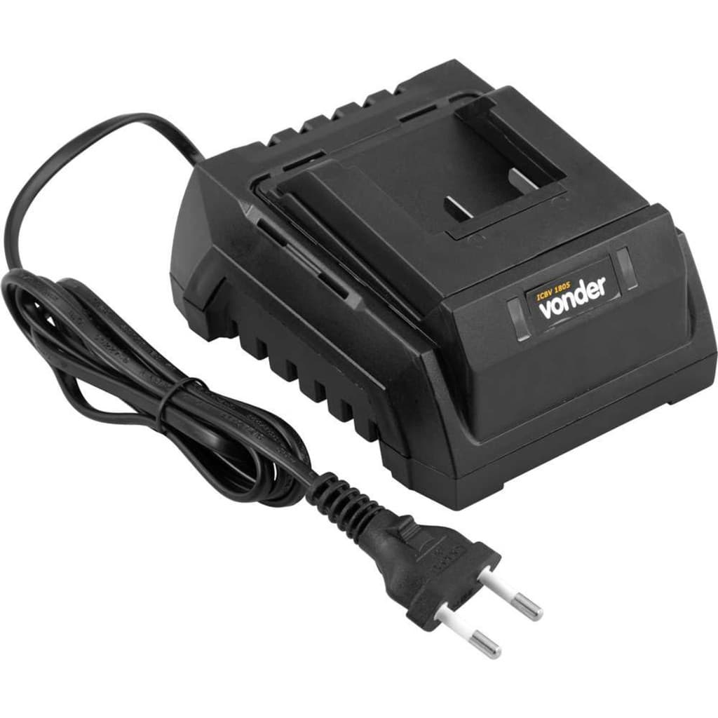 Carregador de Bateria 18V Vonder Bivolt Original Para Ferramentas Sem Fio ICBV1805