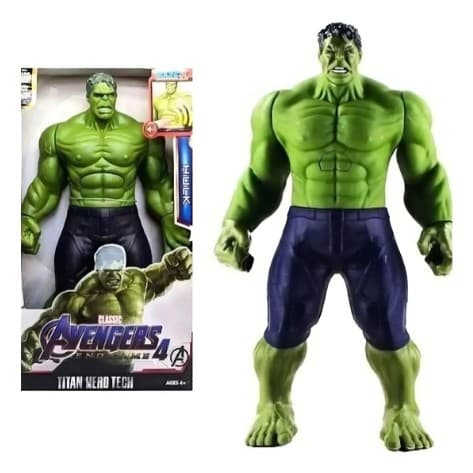 Boneco Hulk Vingadores 30cm Articulado com Som E Luz