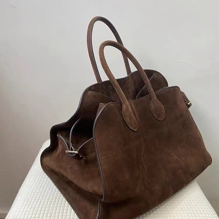Sacola feminina nicho Design grande capacidade Retro Commuter bolsa