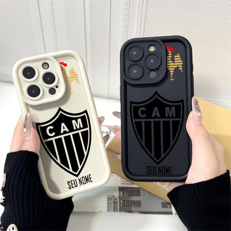capinha personalizados Futebol Atlético Mineiro para iphone 13 normal 15 14 11 12 17 16 pro max 14 15 plus 13 pro capa
