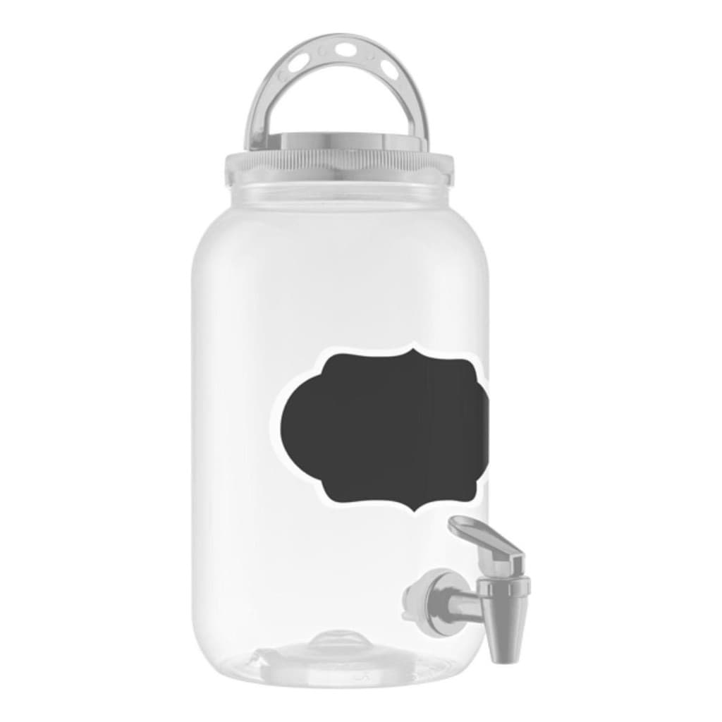 Suqueira Pote De Plástico Com Torneira 3600 Ml Com Lousa Bca