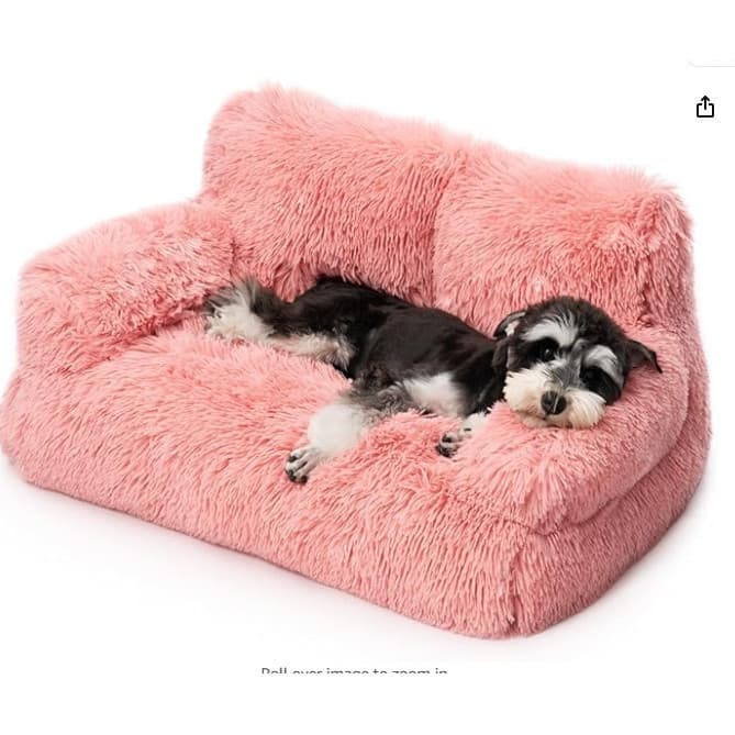 Sofá para cães, cama pequena, com design de gato fofo, removível e lavável, cama para animais de estimação, cama para ga