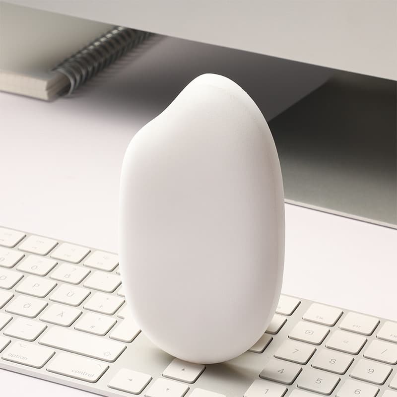 Su Yan Shang * Almofada de pulso de Silicone de arroz simples Mouse Pad de espuma de memória Descanso de teclado para me