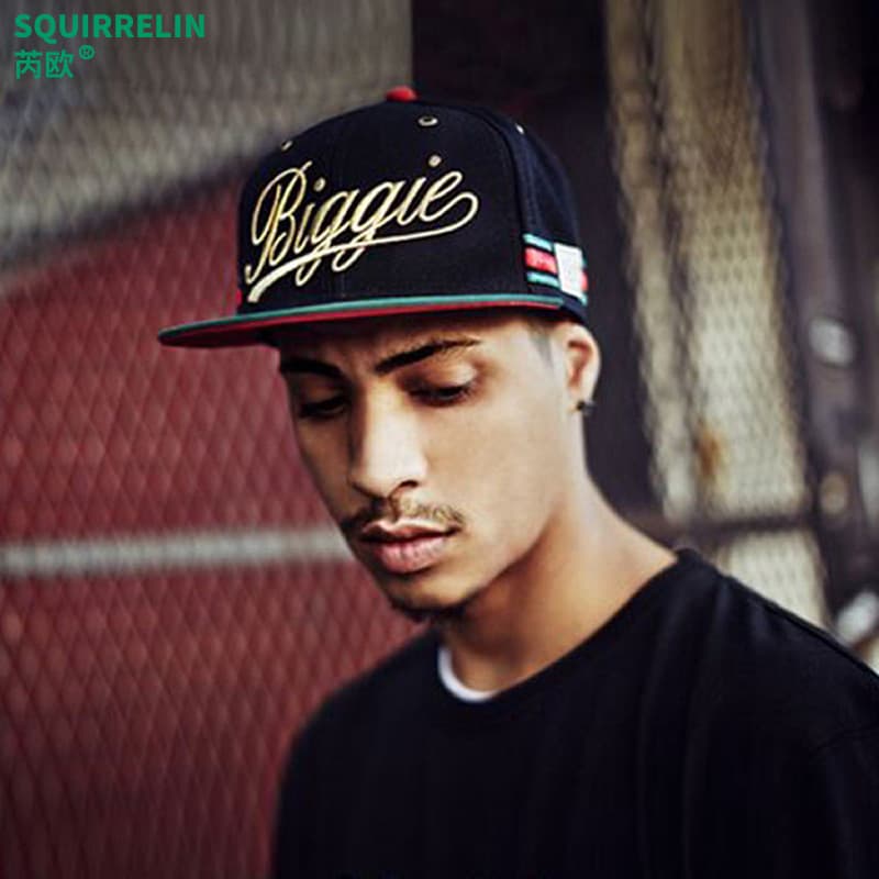 Chapéu masculino de aba plana chapéu americano Hip-Hop verão duro topo aba larga boné de beisebol 2025 novo estilo mascu