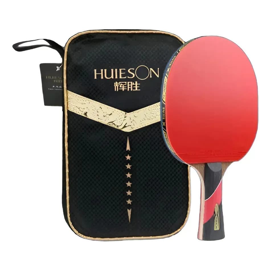 Raquete Ping Pong Tênis De Mesa Huieson 6 Stars Profissional