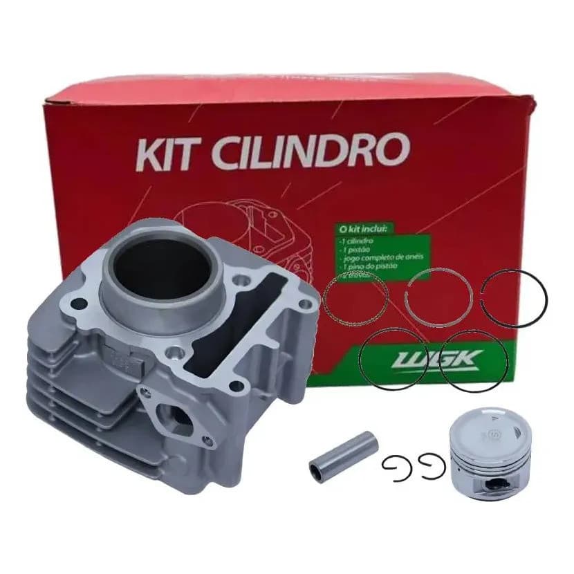 Kit Cilindro Pistão Anel Motor Crypton T115 Wgk