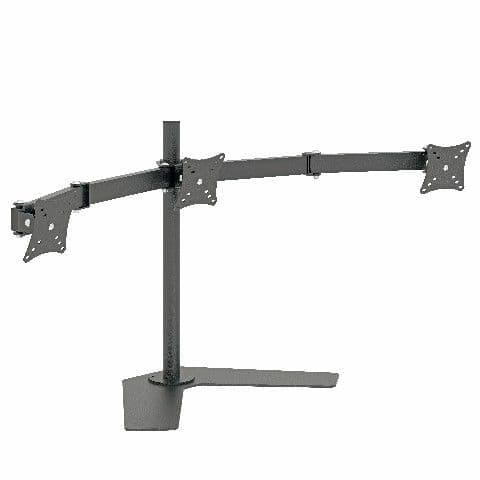 MT 3 ERGO Suporte para 03 Monitores Ate 27 Polegadas Cor: Preto suporte de mesa para 3 monitor, apoio bancada monitor