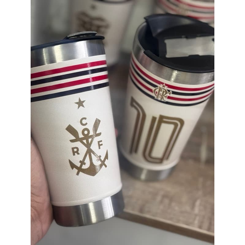 Copo Térmico Personalizado 473ml com Abridor inox