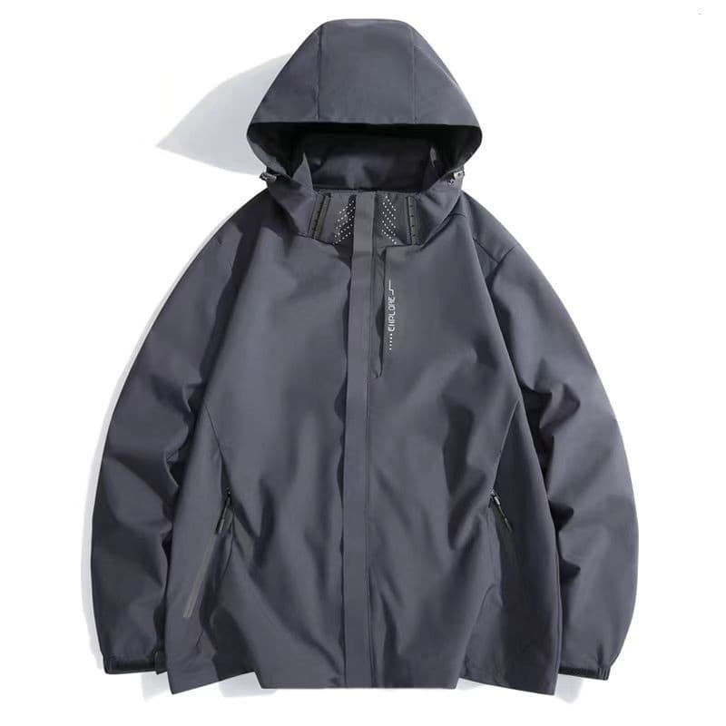 Americano ao ar livre à prova de vento impermeável blusão roupas masculinas 2025 primavera outono Street Wear novo estil