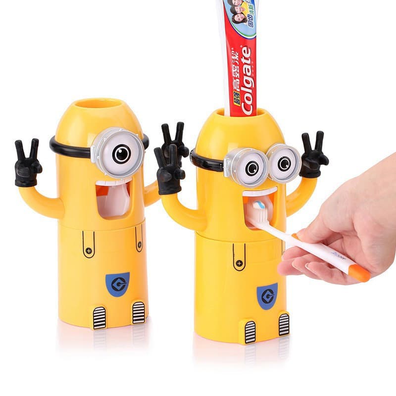 Dispensador/Espremedor Automático de Pasta de Dente para Banheiro Infantil