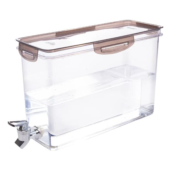 Reservatório Geladeira Dispenser para Água 5,85L Plasútil Preto