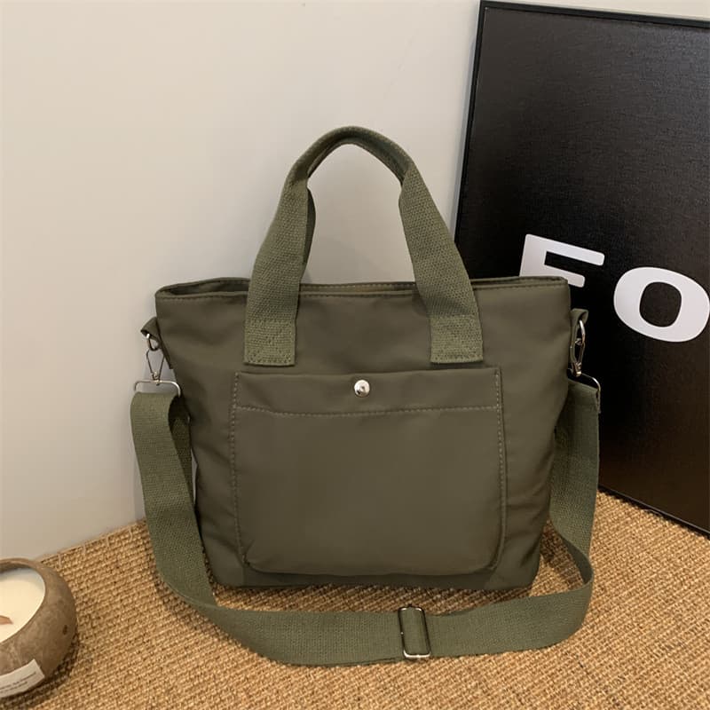 Bolsa de lona feminina bolsa 2025 novo estilo bolsa de linho de grande capacidade feminina ins trabalho Commuter sacola