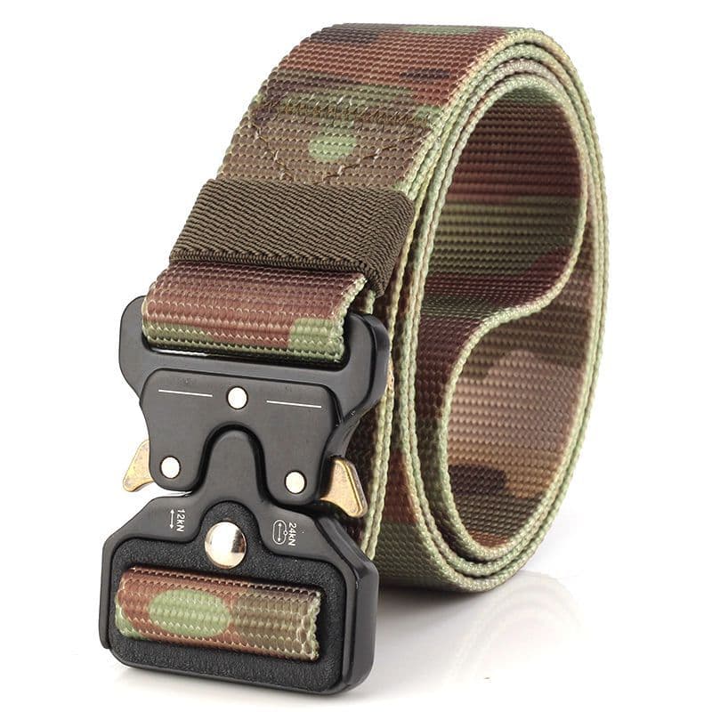 Cobra cinto tático ao ar livre masculino ventilador do exército multifuncional náilon treinamento ao ar livre cinto inte