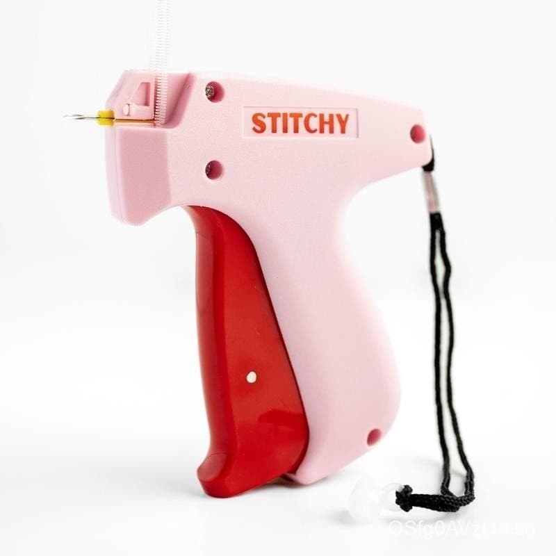 2025 Stitchy, Pistola de Costura Portátil para Reparos Rápidos em Roupas, com 6 Agulhas + 1200 Micro Pontos, para Ajuste