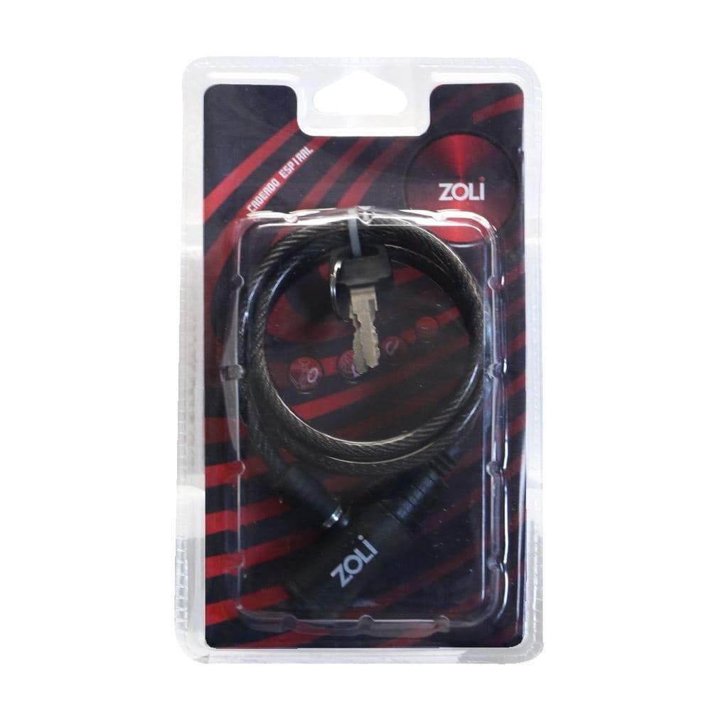 Cadeado Trava Moto Espiral Zoli K3 6x1000