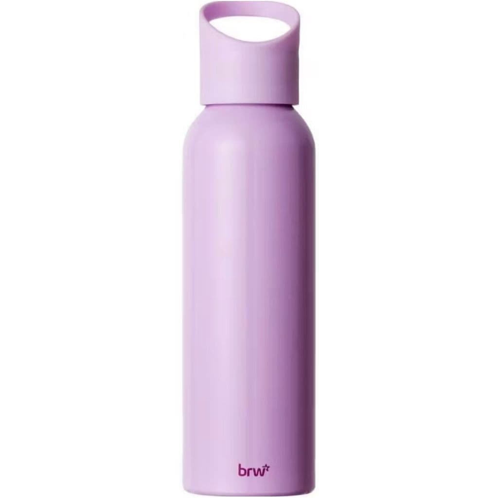 Garrafa Térmica de Alumínio com Tampa Plástica 600 ml Lilás - BRW