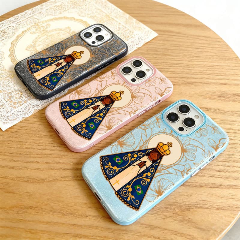 Capa De Campo De Flores Silvestres Para iPhone 17 Pro Max 17 Air 16 15 13 11 14 12 XR Xs N109x34162