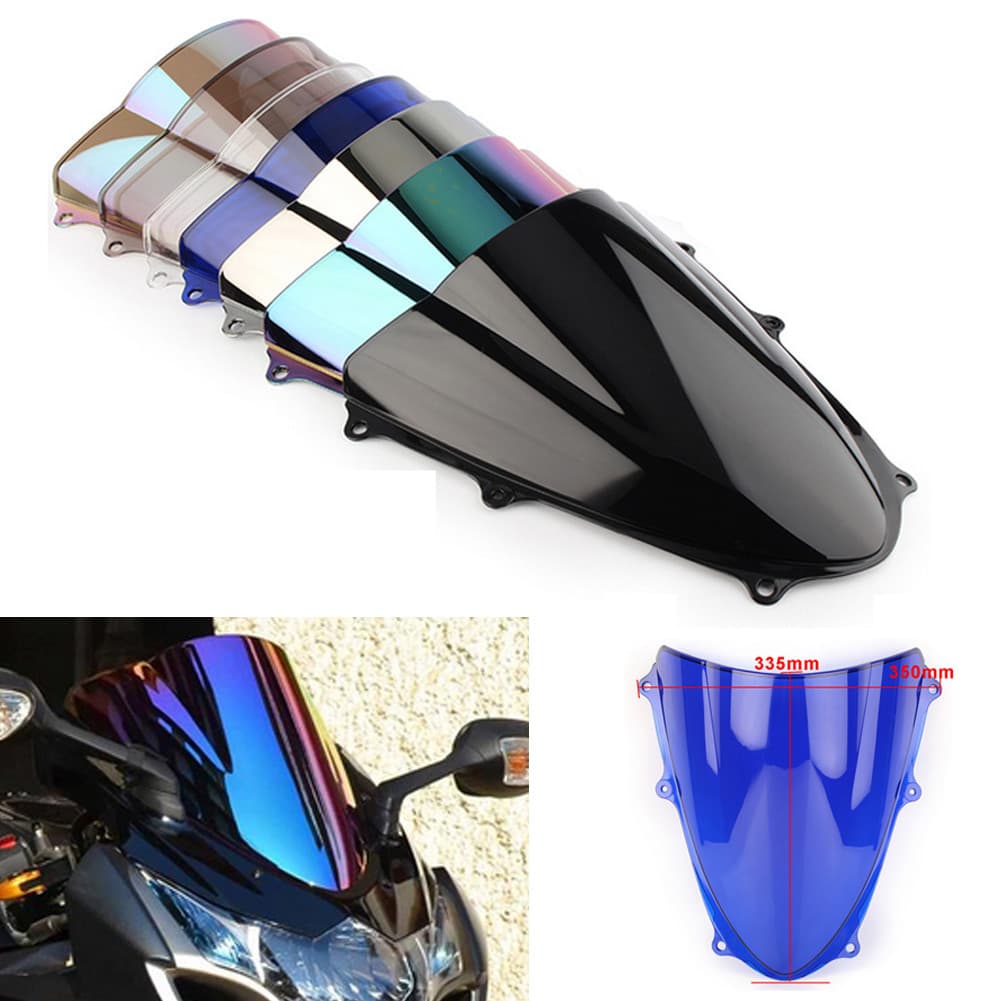 Protetor Defletor De Para-Brisa De Bolha Dupla Motocicleta , Tela De Vento Suzuki GSXR1000 GSX-R GSXR 1000 K9 2009-2016