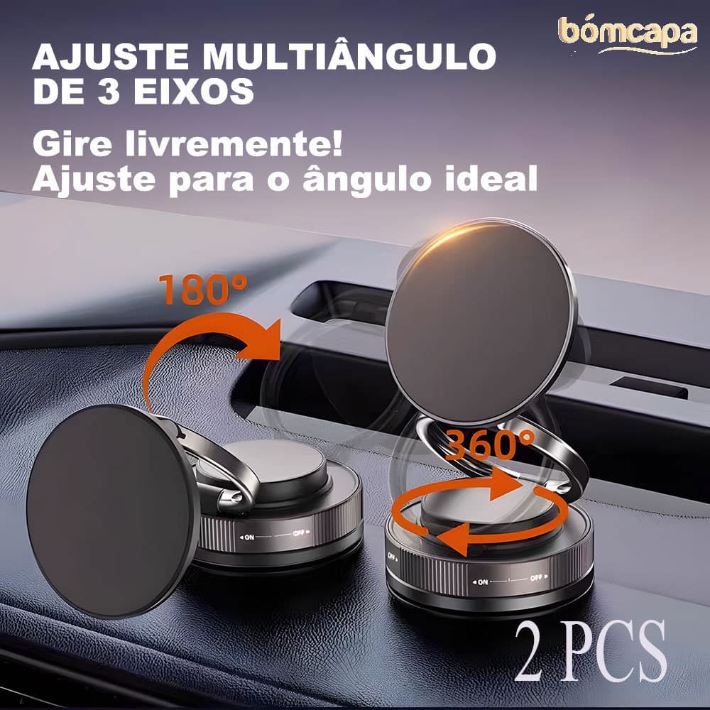 KIT2 Suporte Para Celular Indlcado Suporte Magnético Forte Para Celular Telefone De Carro Com Design Dobrável ZJ006