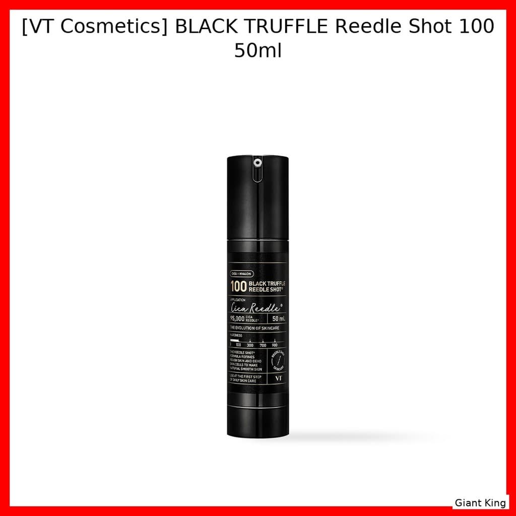 [VT Cosmetics] BLACK TRUFFLE Reedle Shot 100 50ml/Essência Coreana/Benefícios Antienvelhecimento/100 % Autêntico Da Gian