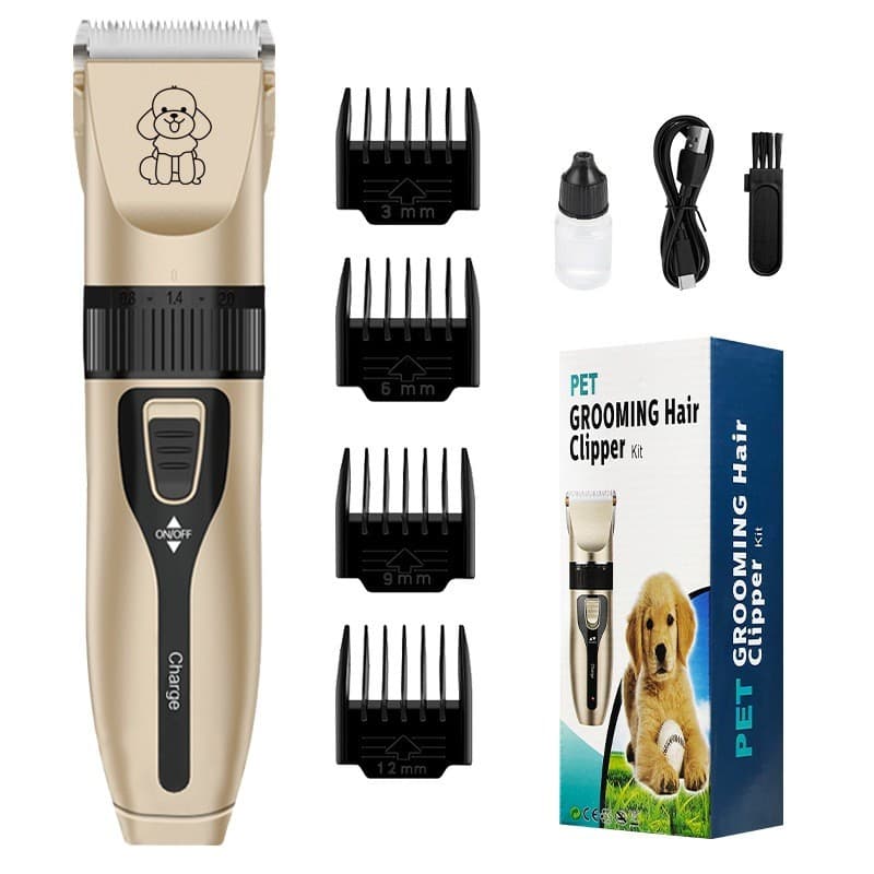Máquina Para Tosar Pet + 4 pentes , Máquina Profissional Para Cachorro & Gato judy store