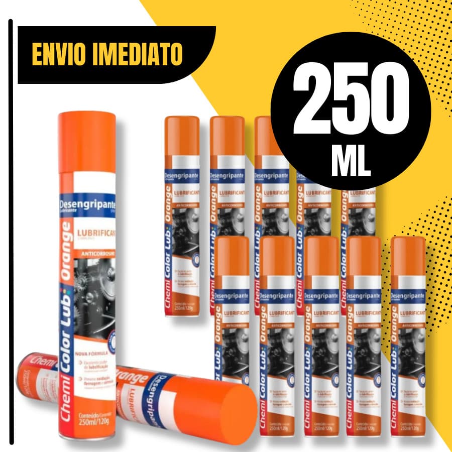 Kit Oleo Desengripante 250ML Antiferrugem