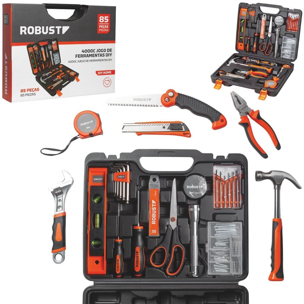 Jogo de Ferramentas as DIY Com 85 Peças Robust By Gedore 3370161