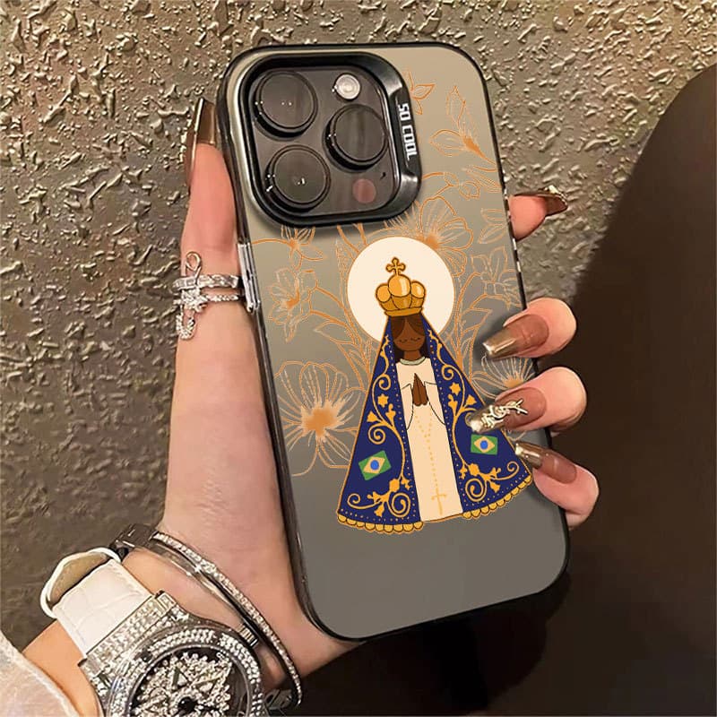 Oração De Maria IMD Capinha Para POCO C40 C55 C65 C75 X3 X5 X6 X7 M5s M6 Pro 4G 5G Capa De Telefone De Silicone