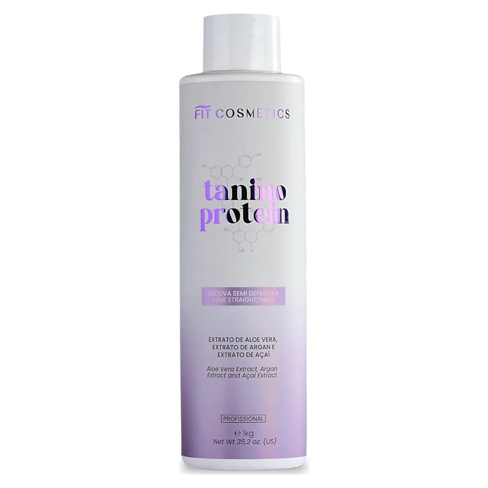 Tanino Protein Efeito Antifrizz Alisamento 1L Fit Cosmetics